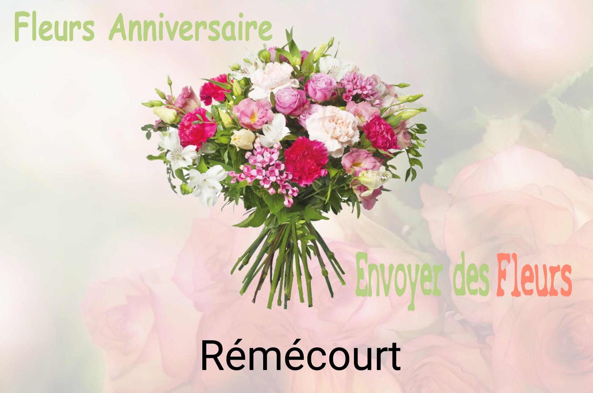 Bouquet de fleurs d’anniversaire livré à Rémécourt