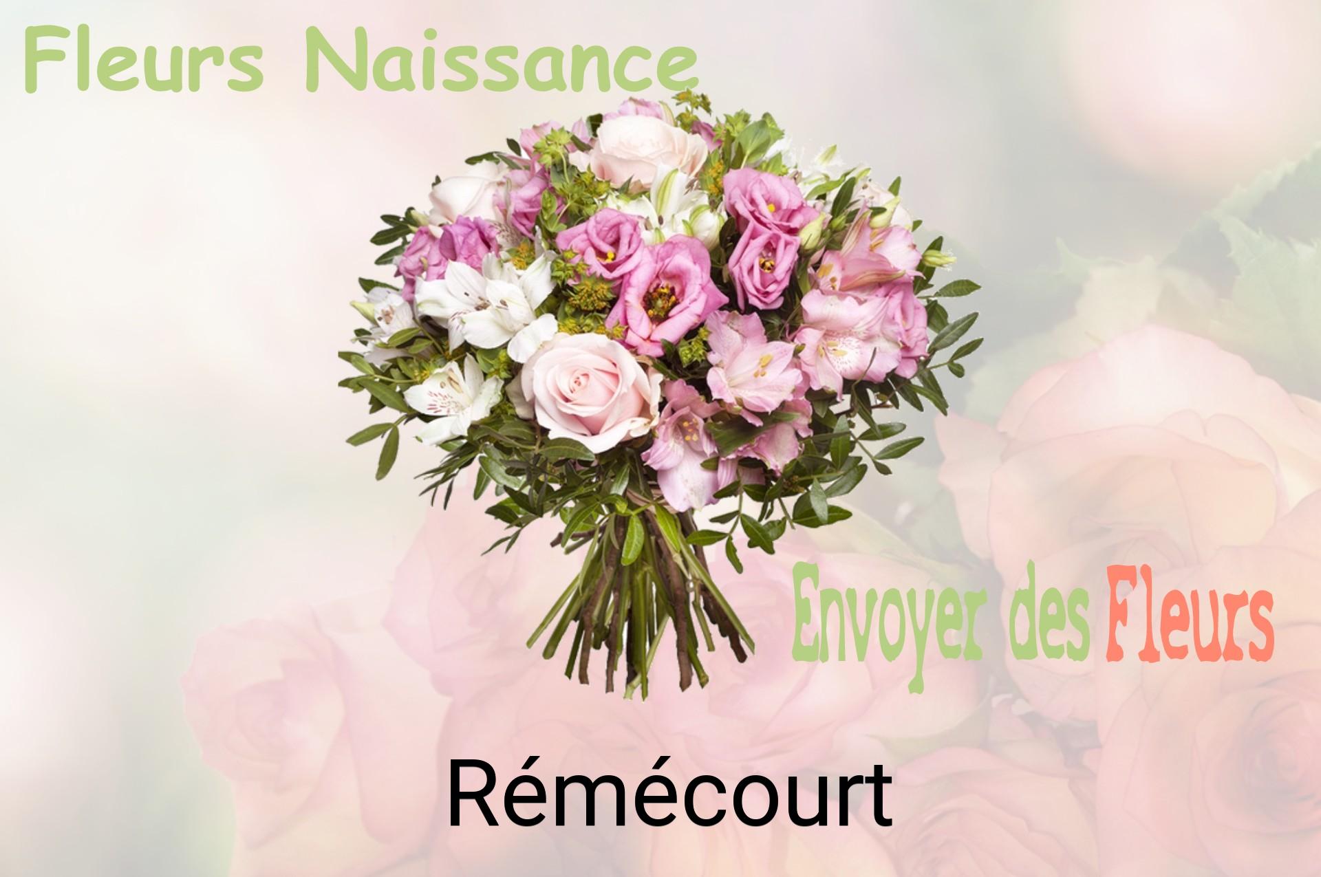 Bouquet de fleurs de naissance livré à Rémécourt